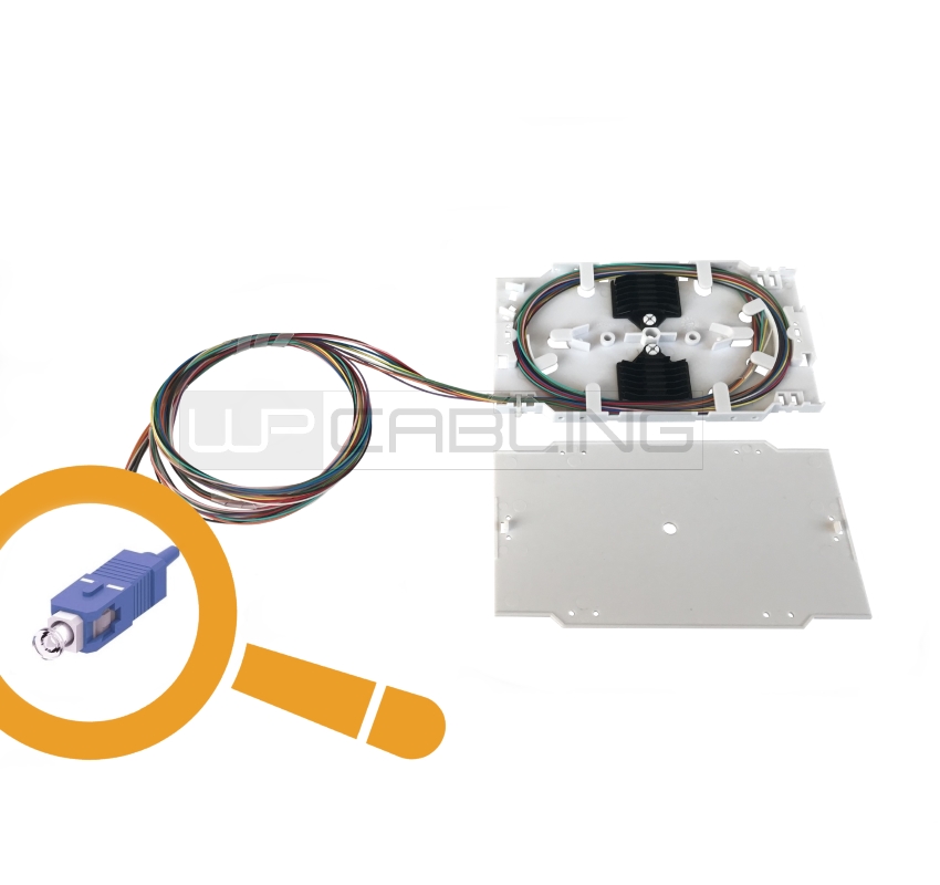 WPCFST0129SC020 | Casete de Fusión premontada con 12 colores Pigtail OS2 | WP Cabling | distributori informatica