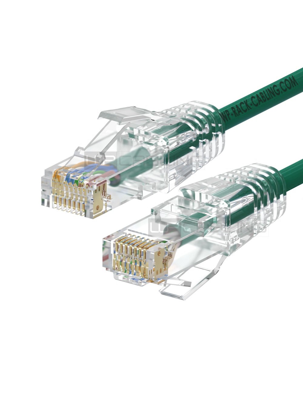 WPCPAT6AU030GS | SLIM CABLE DE RED CAT.6A U-UTP, 3 m VERDE | WP Cabling | distributori informatica