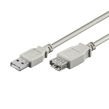 CC-100202-020-G-B | CAVO PROLUNGA USB 2.0 A-A / M-F, 1.8MT | OEM | distributori informatica