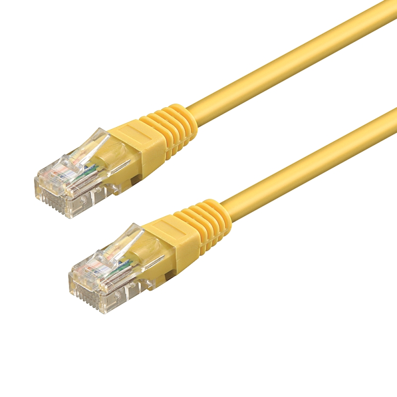 WPCPAT5U010Y | CAVO PATCH CAT.5E U/UTP 1.0m GIALLO | WP Cabling | distributori informatica