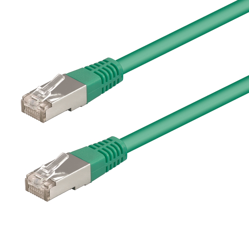 WPCPAT5F005G | CAVO PATCH CAT.5E F/UTP 0.5m VERDE | WP Cabling | distributori informatica