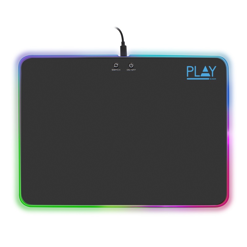 PL3341 | Tappetino per mouse da gioco con illuminazione RGB | Ewent | distributori informatica
