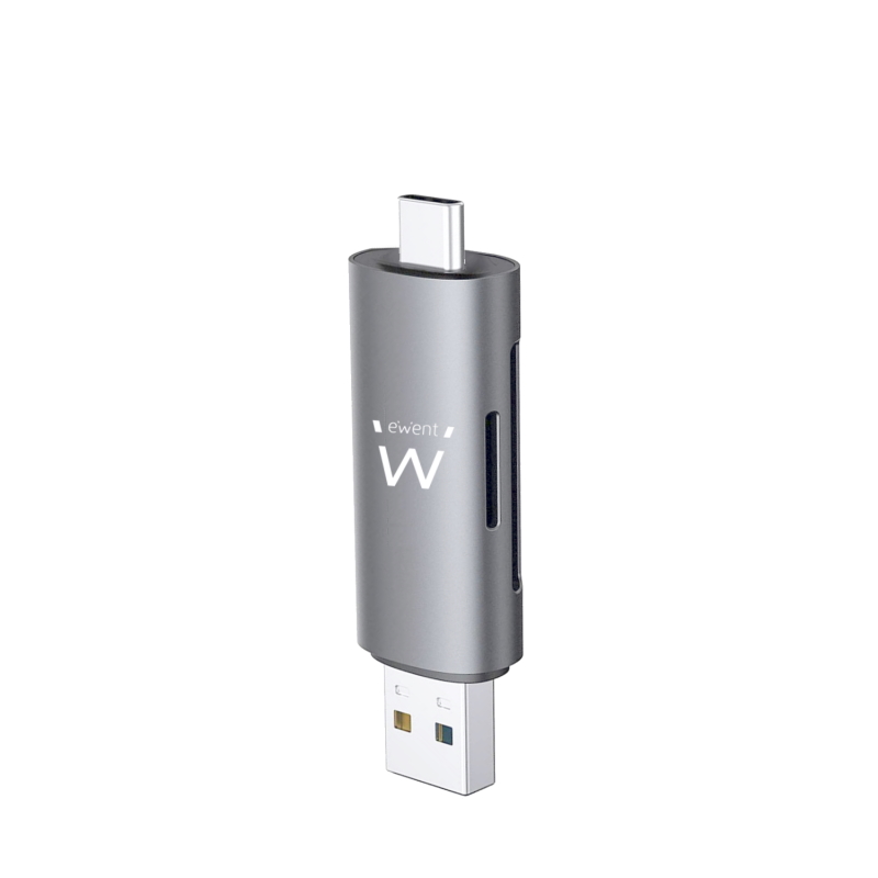 EW1075 | Card Reader USB 3.2 Gen1 compatto con connettore Type C / A | Ewent | distributori informatica